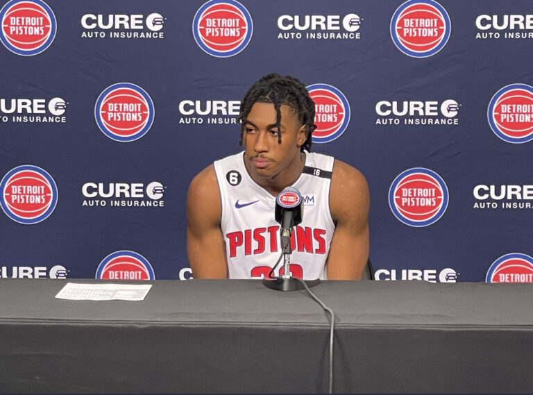 Jayden Ivey Proud to be a Piston