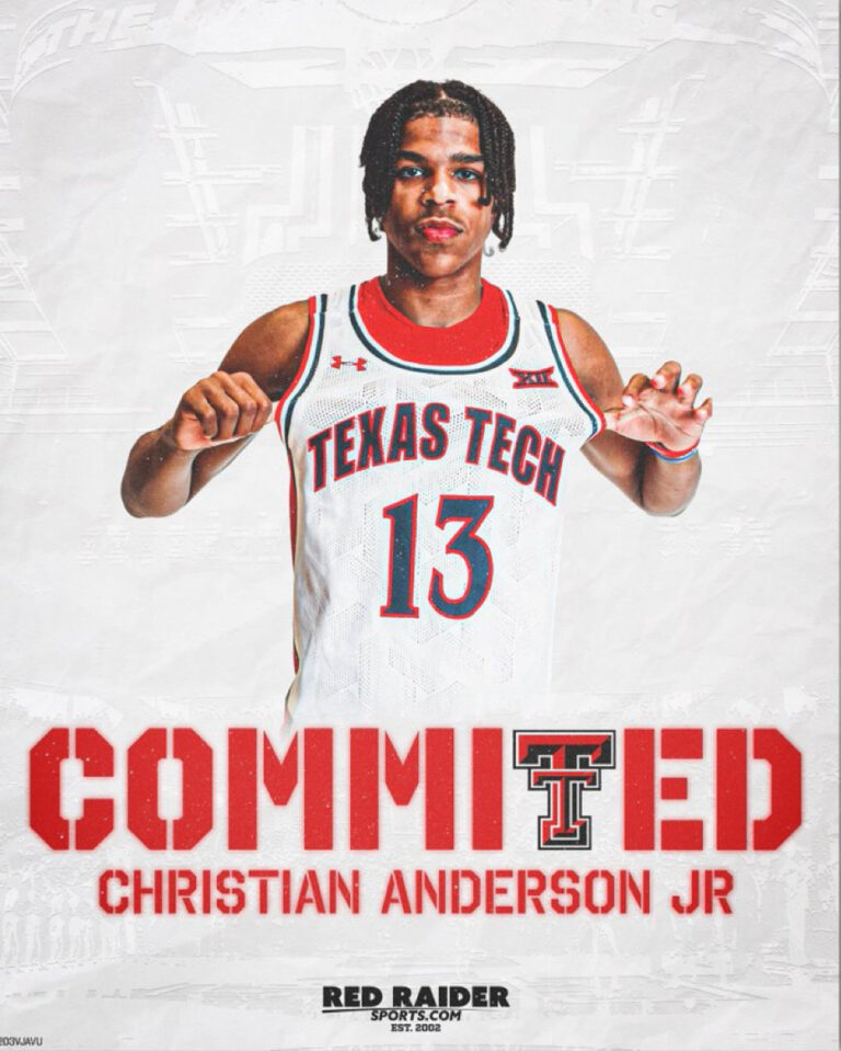 Christian Anderson Jr commits to Texas Tech