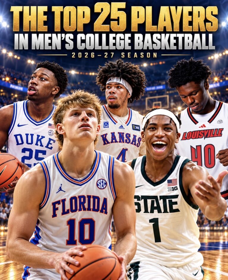 The Top 25 Players in Men’s College Basketball for 2026–27 Season